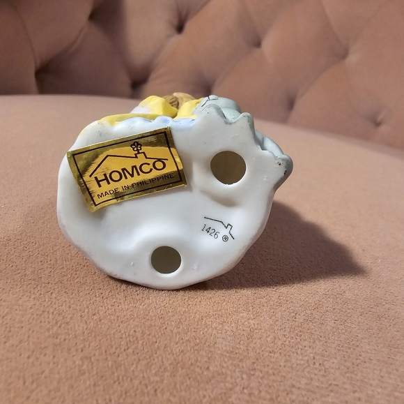 Homco Vintage 1426 Bear with Crown and Cat EUC - Picture 2 of 3